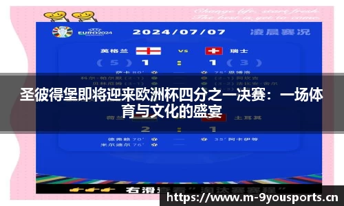 圣彼得堡即将迎来欧洲杯四分之一决赛：一场体育与文化的盛宴